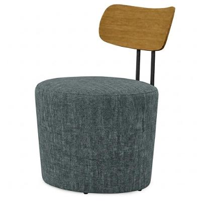 Poltrona Decorativa Luna Base Fixa Linho Assento com Espuma D26 Milani Movelaria