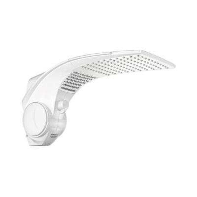 Ducha Elétrica Duo Shower Quadrada Eletrônica 7500W com Comando Eletrônico e Haste de Comando