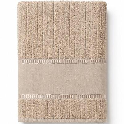 Toalha de Banho Ponto Russo 70x140CM 100% Algodão 380g-m² Camurça Bene Casa