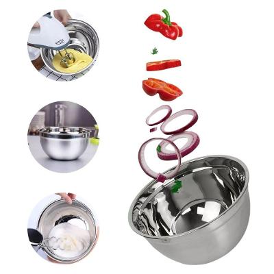 Tigela Bowl Multiuso Aço Inox Alta Qualidade Utensílio de Cozinha Western Digital 24CM
