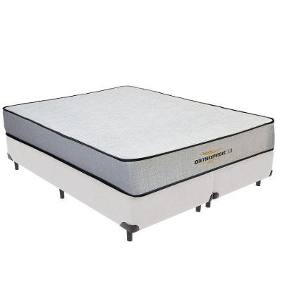 Cama Box King Orthopedic D33 Ortopillow Espuma Extra Firme Branco Vtech