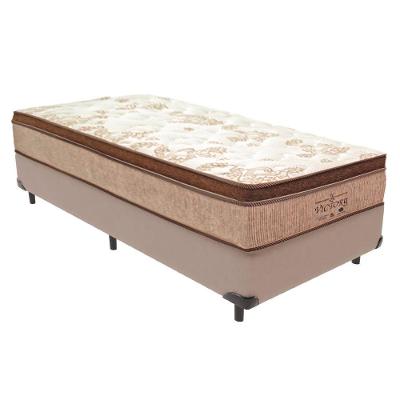 Cama Box Solteiro Solteirão Victory Euro Pillow Molas Ensacadas Bege Vtech 96CM