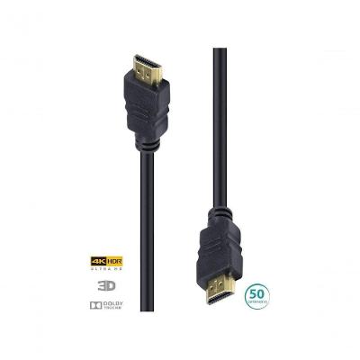 Cabo HDMI 2.0 H20-05 Resolução 4K Suporte 3D HDR Canal Ethernet 100Mbps 50CM Vinik