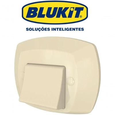 Acabamento para Válvula de Descarga Docol em ABS Resistente Bege Compatível Fácil de Limpar Blukit