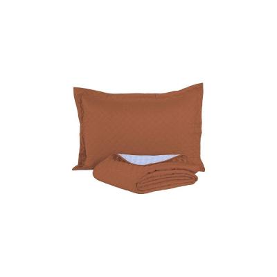 Kit Cobre Leito Comfort Solteiro 2 Peças Microfibra 100% Poliéster Terracota Valle Distribuidora