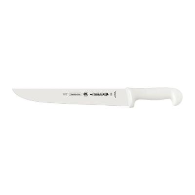 Faca Passador Profissional Master Corte de Carnes Aço Inox Cabo Polipropileno Branco Tramontina