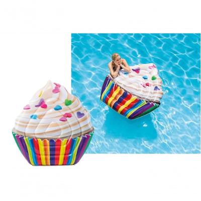 Colchão Inflável para Piscina 58770 Formato Cupcake PVC Intex
