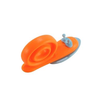 Protetor Infantil Giratório para Porta Formato Caramujo Material Seguro Laranja e Cinza Bemfixa