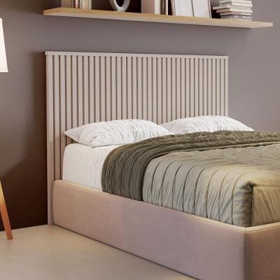 Cabeceira Casal Ripada CRJCM-CAB002 MDF-MDP Off White 156CM Multimóveis