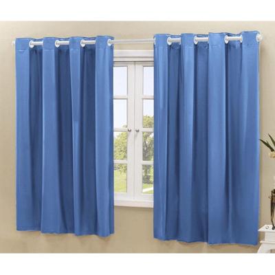 Cortina Daily Blackout Varão 2,80MX1,60M PVC Sala Quarto Azul Casa Scarpa