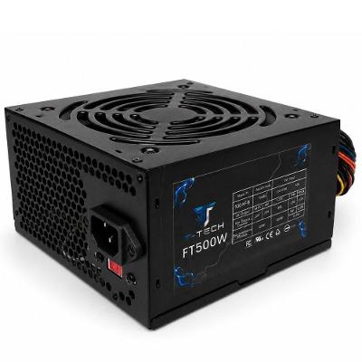 Fonte ATX para Computador 500TTech 500W Real Bivolt Gamer 12" T Tech