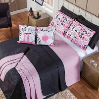 Kit Cobre Leito Oriental Dupla Face Com Almofadas Queen 07 Peças - 2