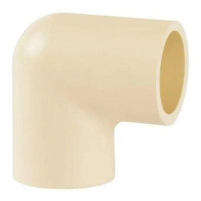 Joelho CPVC 90° FF 22MM Fêmea 22MM para Sistemas de Tubulação Bege Amanco