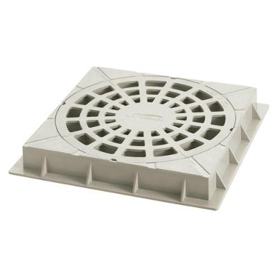 Grelha para Caixa de Inspeção Pluvial e de Areia DN300 PVC Resistente Proteção Contra Entupimentos