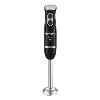 Mixer de Mão Mondial M-17-BI 500W Preto Inox 110V com Copo 800ML