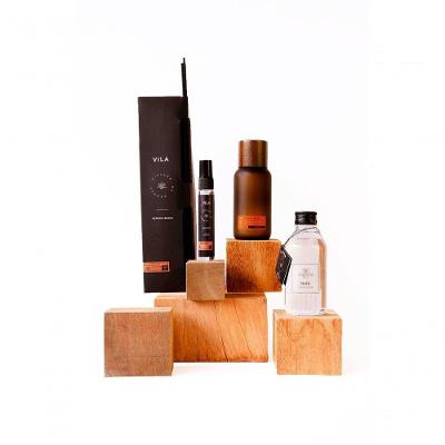 Kit Difusor de Aromas Vila Amadeirado Aromático Floral Musk Reserva Brasil