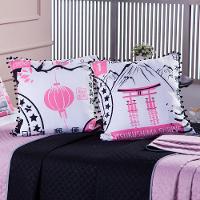 Kit Cobre Leito Oriental Dupla Face Com Almofadas Solteiro 05 Peças - 5