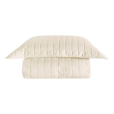 Kit Cobre Leito Milano Solteiro Micropercal 300 Fios Marfim Casa Scarpa