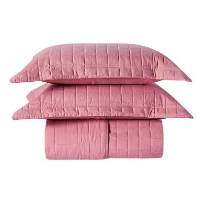 Kit Cobre Leito Milano Casal Micropercal 300 Fios Matelado Rosê 3 Peças Casa Scarpa