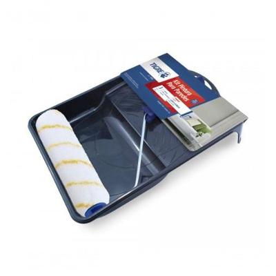 Kit de Pintura Econômico Antirrespingo 3 Peças para Superfícies Lisas Tigre