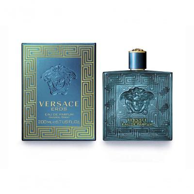 Perfume Eros Masculino Eau de Amadeirado Ambarino Aromático 200ML