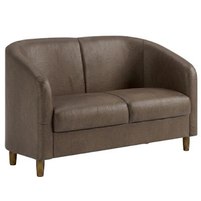 Poltrona Namoradeira 2 Lugares Aura Courino Conforto Madeira 120CM Milani Movelaria