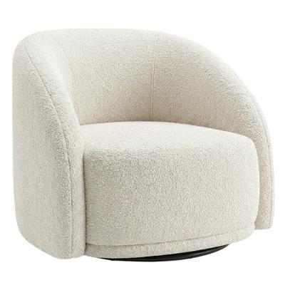 Poltrona Decorativa Joy Base Giratória Veludo Assento D26 Marrom Milani Movelaria