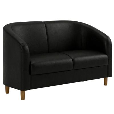Poltrona Namoradeira 2 Lugares Aura Madeira Courino Conforto 120CM Milani Movelaria
