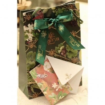 Kit Presente Reserva Brasil Sacola Pequena 16x23x7cm com Cartão Estampa Exclusiva