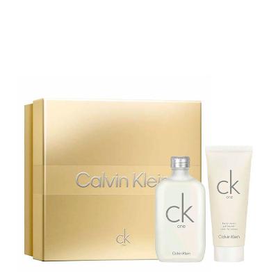 Kit Perfume Ck One Unissex Eau de Toilette Cítrico Aromático 100ML Calvin Klein