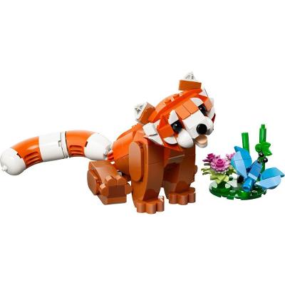 Brinquedo de Construção Lego Animais Fofos: Panda Vermelho 3 em 1 Articulado Lego 297PEÇAS