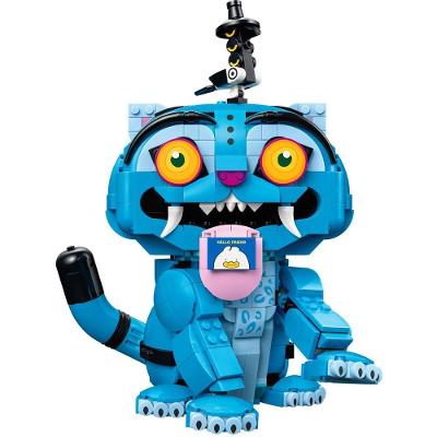 Brinquedo de Construção Lego 72537 com Personagens Kpop Demon Hunters Derpy Tiger e Sussie Bird Azul
