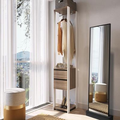 Guarda Roupa Closet CRPRO-CLO004 2 Gavetas 2 Prateleiras MDP 40CM Multimóveis