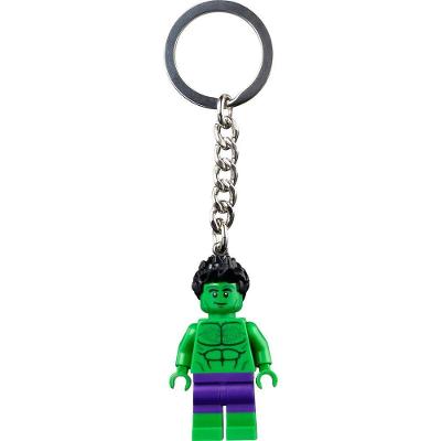 Chaveiro Lego Marvel 854321 Minifigura do Hulk Verde