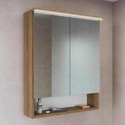 Espelheira para Banheiro CRPRO-EPL007 2 Portas MDP com LED 60CM Mel Multimóveis