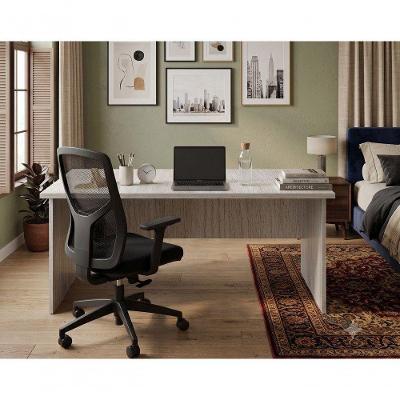 Mesa de Computador Retangular Diretor Moderno MDF-MDP 150CM Amadeirado Moveis Ilan