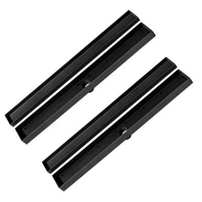 Kit 2 Ralo Oculto Linear Embutir 5x50 Alta Vazão Acabamento Invisível Cinza Deplasti 2UN