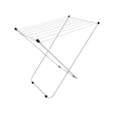 Varal de Chão Aço 0,89x0,46x1,23 Secagem de Roupas Aço Resistente Branco Secalux