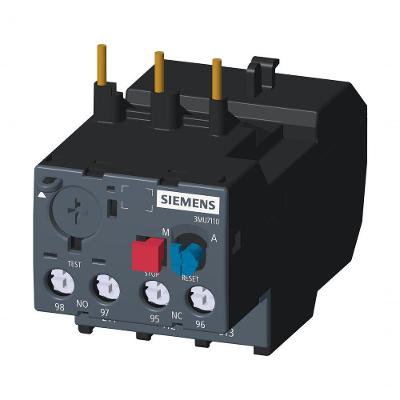 Relé de Sobrecarga Térmica 3MU7110-0QA0 Faixa 17-25A Reset Manual e Automático Inox Siemens