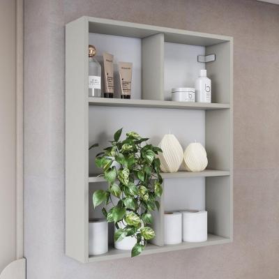 Nicho Organizador de Banheiro CRPRO-ARM009 5 Prateleiras MDP 60CM Bege