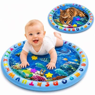 Tapete Sensorial de Água Inflável para Bebês e Pets Ocean World Desenvolvimento Motor Yeet