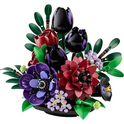 Kit de Decoração de Flores 11513 Plantas Realistas em Tons Escuros Verde Lego 562 Peças