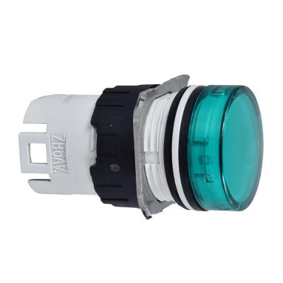 Cabeçote para Sinalizador ZB6AV3 16mm Redondo Verde Schneider