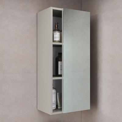 Armário de Banheiro Aéreo CRPRO-ARM008 1 Porta MDP 36CM Bege Multimóveis