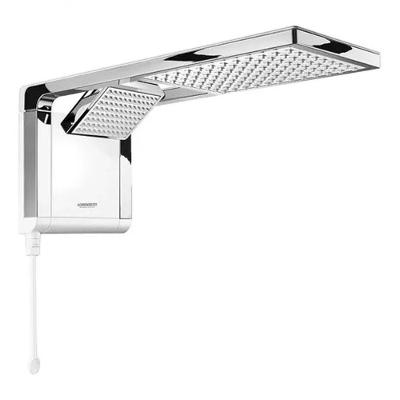 Chuveiro Elétrico com Ducha Manual Acqua Duo Eletrônico 7800W de Parede Branco Lorenzetti 220V