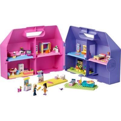 Casa de Bonecas Mala de Casa Criativa com 8 Cômodos Azul Lego