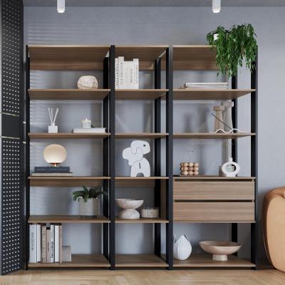Guarda Roupa Modulado Closet CRPRO-CLO008 sem Portas 2 Gavetas MDP Preto Madeirado Multimóveis 160CM