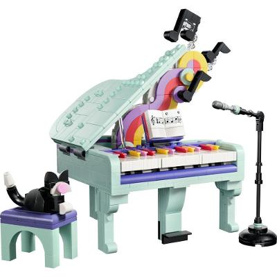 Brinquedo de Montar Lego Creator 3 em 1 - Piano Decorativo com Gato com Funções Móveis Multicolorido