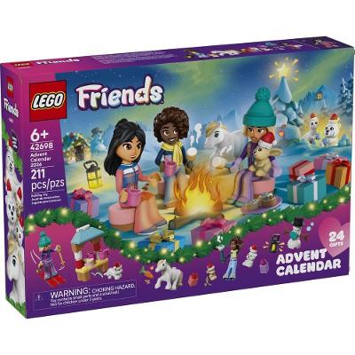 Brinquedo de Montar Calendário do Advento 2026 com 24 Dias de Surpresas e Personagens Lego em 211