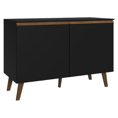 Balcão de Cozinha Pieta 2 Portas MDP 120CM Preto Madesa
